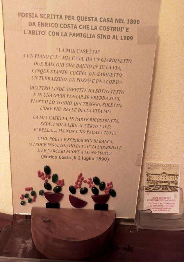B&B Le Finestre Su Via Cavour Сассари Экстерьер фото